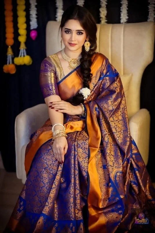 Kanjivaram katan Sharee