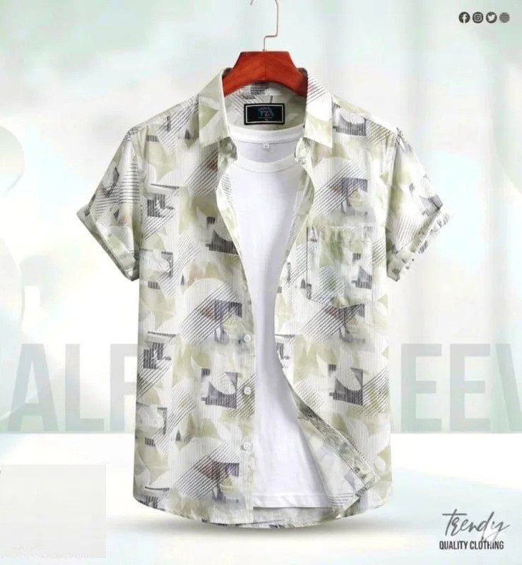 Digital Printed Premium Half Sleeve Shirt